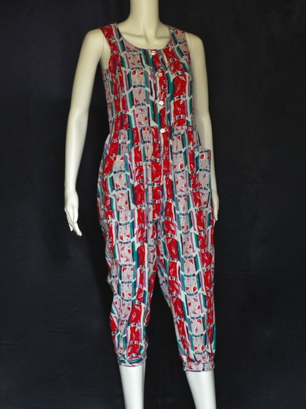 Laura Ashley Cotton Jumpsuit With Front Pockets - Great Britain